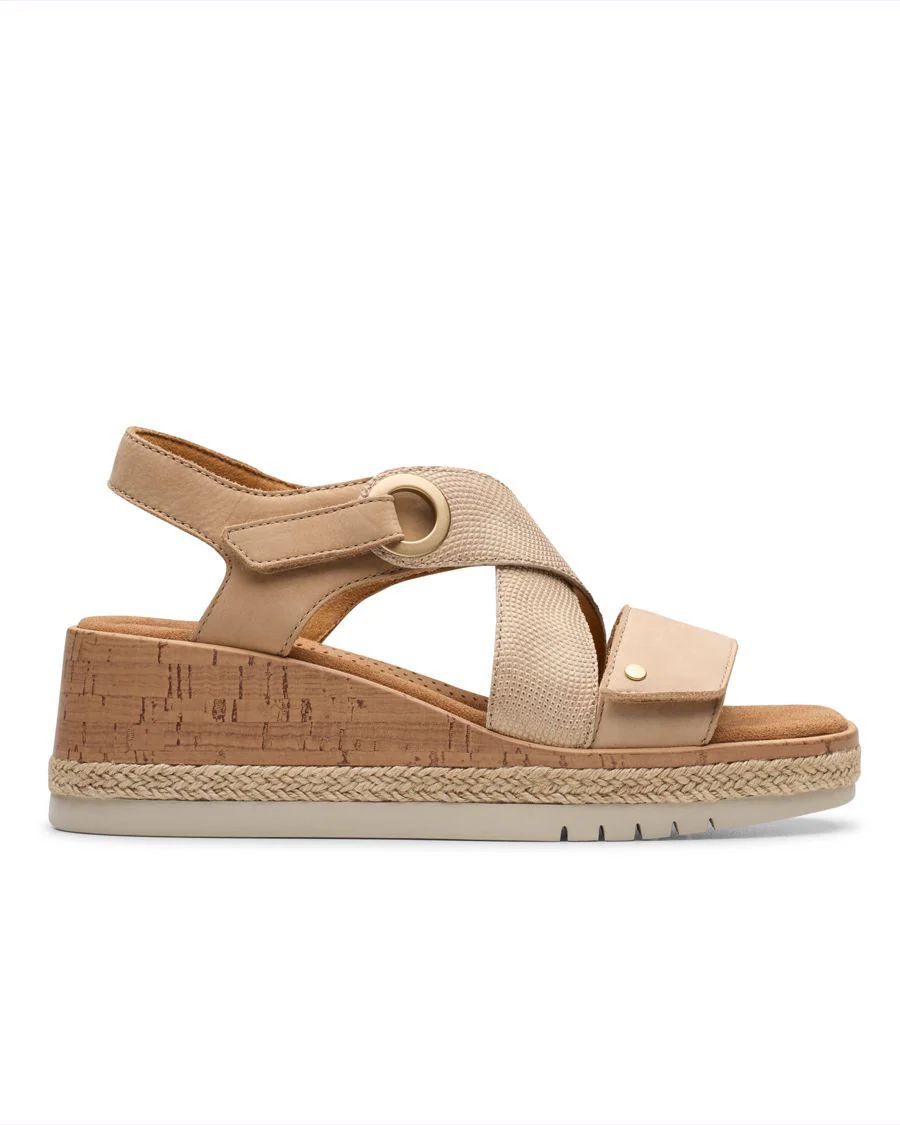 KIDIKI SUN CLARKS SANDALE TALON MOYEN