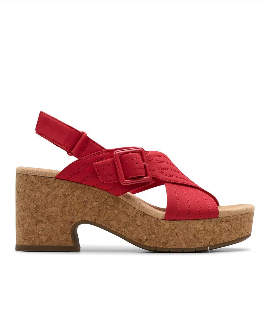 NERISA WEST CLARKS SANDALE TALON HAUT