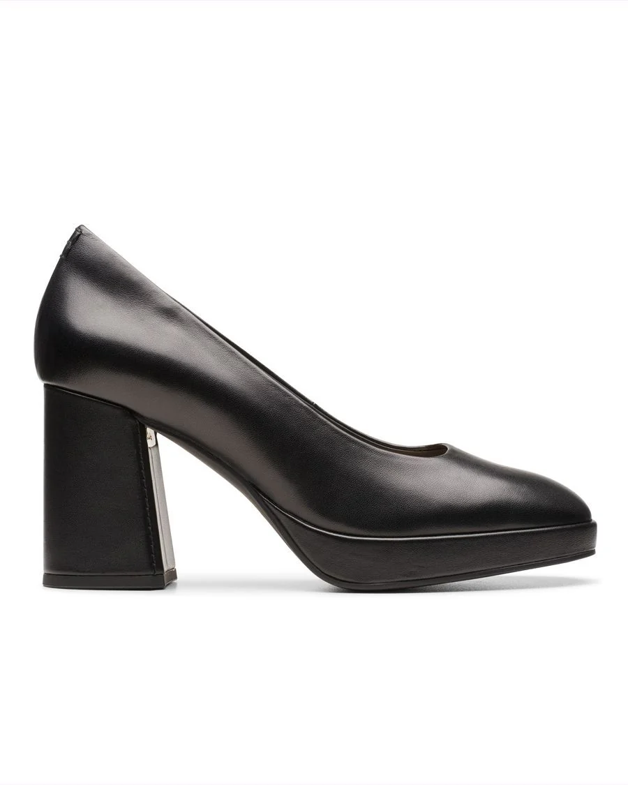 ZOYA85 COURT CLARKS CHAUSSURE TALON HAUT
